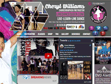 Tablet Screenshot of linedancequeen.com